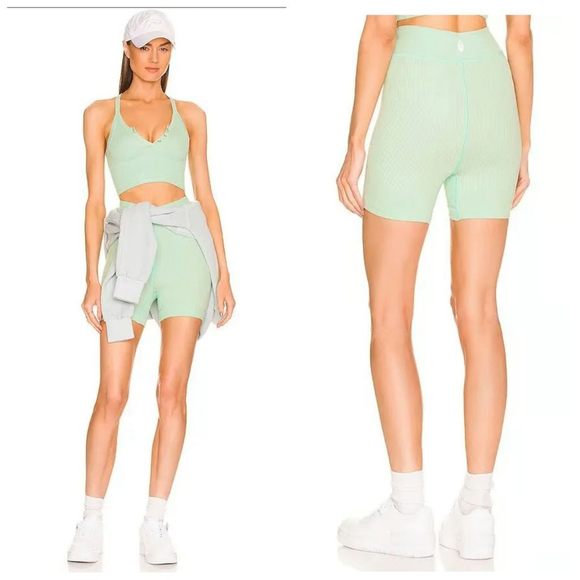 Free People Pants - Free People Throw Short Size M Turquoise Mint